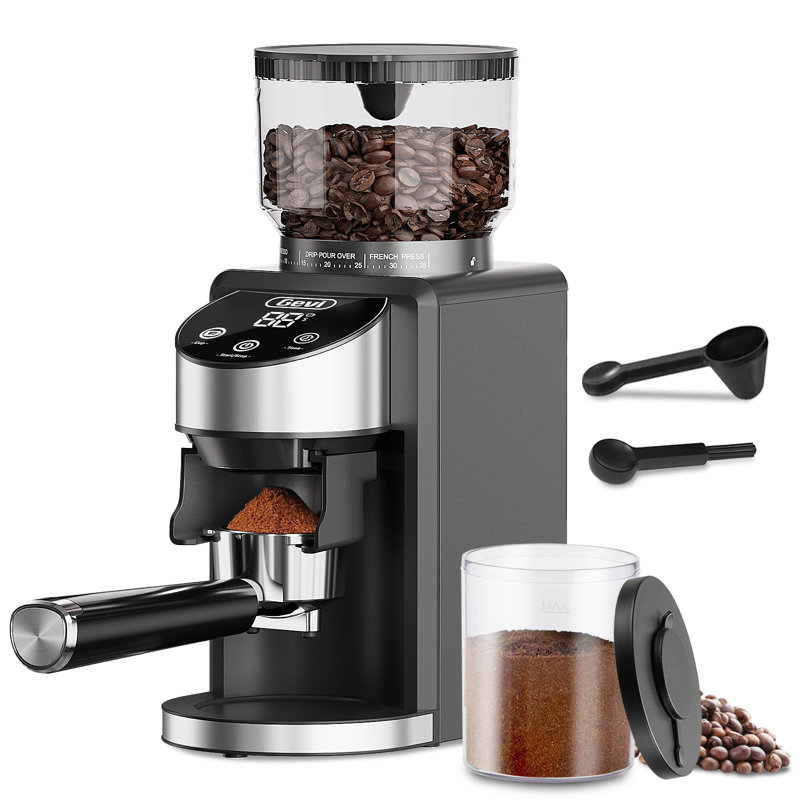 Household coffee grinder top